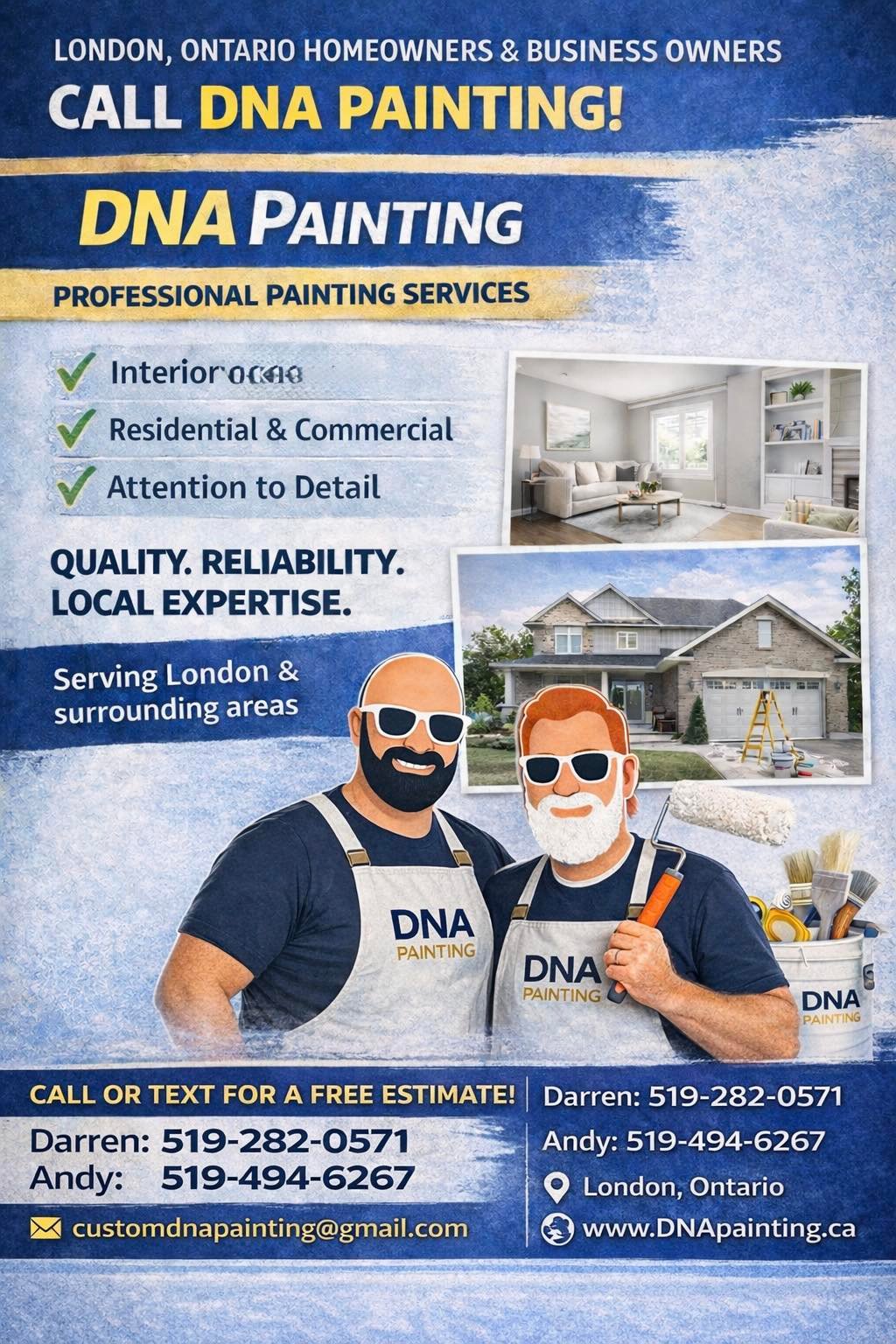 DNA Painting: Interior Painters