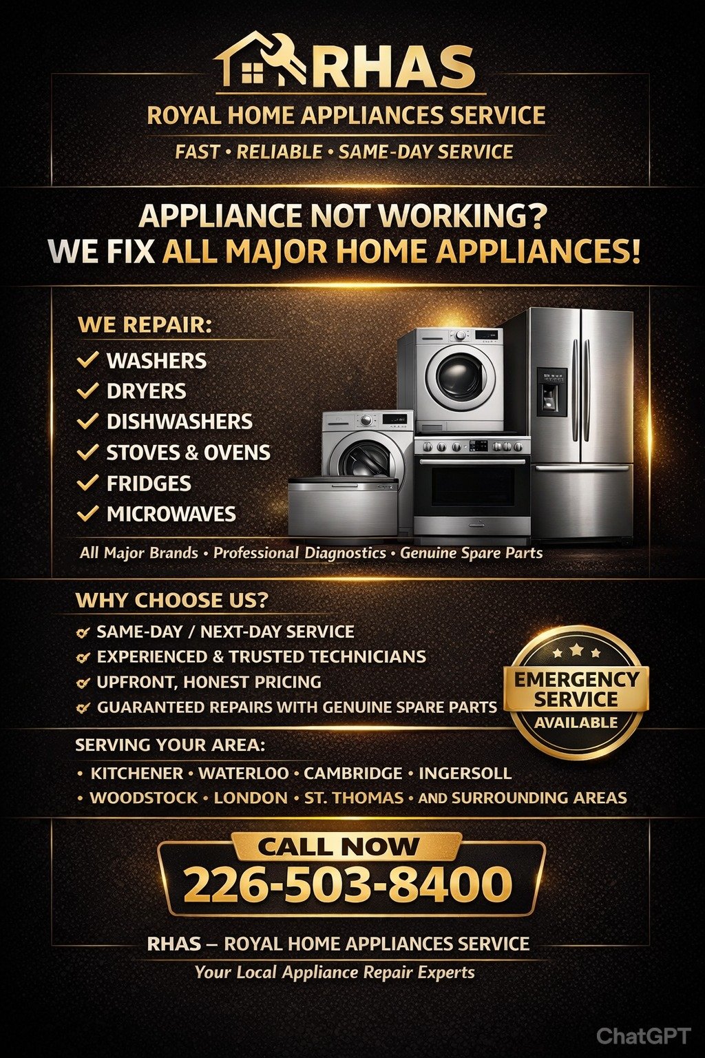 Royal Home Washer & Fridge Repair