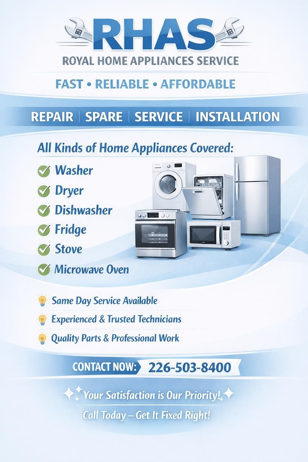 Royal Home Washer & Fridge Repair
